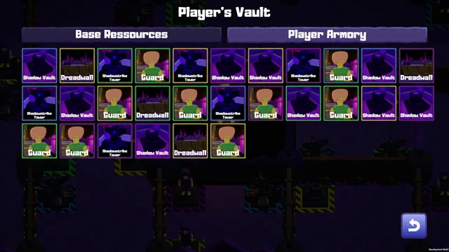 Gloom Hunters: inventory and base resources